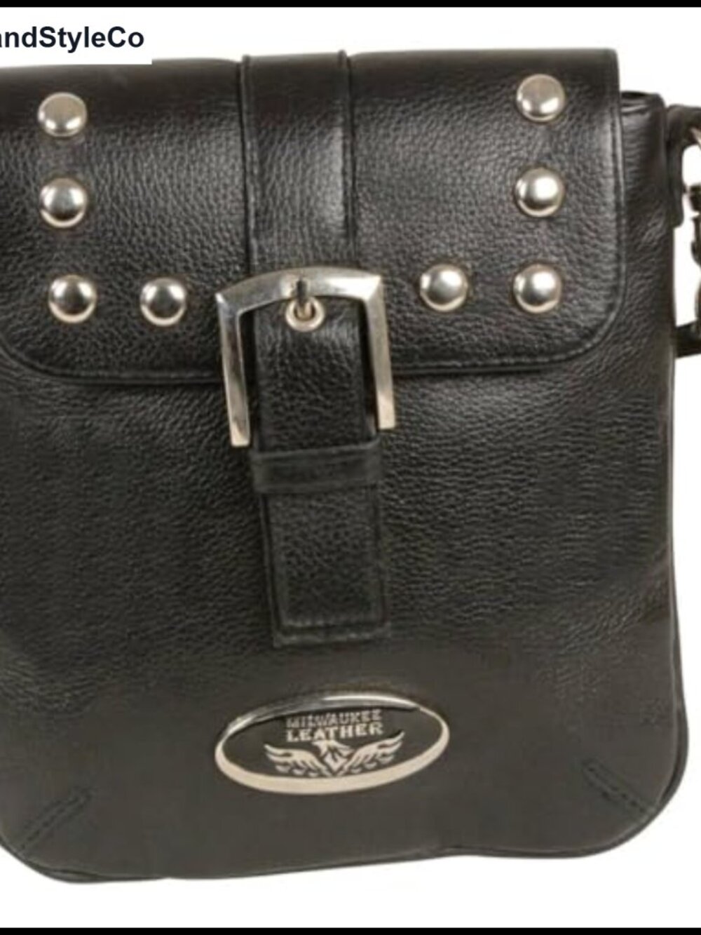 Small Leather Shoulder Bag with Adjustable Strap